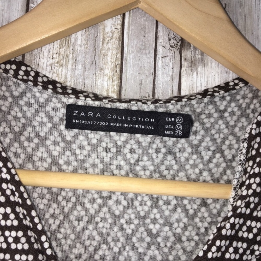 Zara Brown Diamond Blouse - Picture 4 of 4